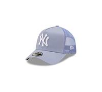 New Era New York Yankees MLB Tonal Mesh 9Forty Iris Flower Kids A-Frame Adjustable Trucker Cap - Youth Violett