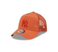 New Era New York Yankees MLB Tonal Mesh Brown A-Frame Adjustable Trucker Cap - One-Size