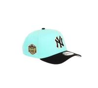 New Era New York Yankees MLB Yankee Stadium Sidepatch Cooperstown Mint Black 9Forty A-Frame Snapback Cap