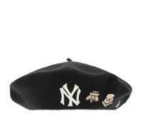 New Era New York Yankees Pin Wool Beret Black One Size