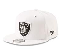 New Era NFL 9FIFTY Adjustable Snapback Hat Cap One Size Fits All (Las Vegas Raiders White)