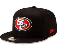 New Era NFL 9FIFTY Snapback Team Color Adjustable Hat Cap One Size, San Francisco 49ers - Black, One Size