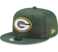 New Era NFL 9FIFTY Team Color Adjustable Snapback Hat Cap - One Size, Green Bay Packers - Green, One Size