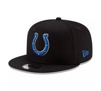 New Era NFL 9FIFTY Team Color Adjustable Snapback Hat Cap - One Size, Indianapolis Colts - Black Blue, One size