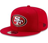 New Era NFL 9FIFTY Team Color Adjustable Snapback Hat Cap - One Size, San Francisco 49ers - Red, One size