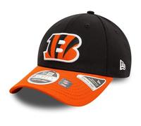 New Era Cincinnati Bengals NFL Black 9FORTY Stretch Snap Adjustable Cap one size