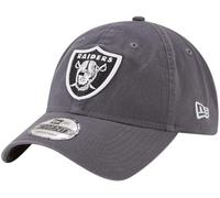 New Era NFL Core Classic 9TWENTY Graphite Adjustable Hat Cap - One Size, Las Vegas Raiders, One size