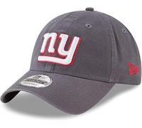 New Era NFL Core Classic 9TWENTY Graphite Adjustable Hat Cap - One Size, New York Giants, One size