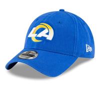 New Era NFL Core Classic 9TWENTY Team Color Adjustable Hat Cap One Size Fits All - Los Angeles Rams Blue