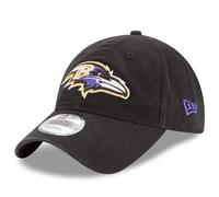 New Era NFL Core Classic 9TWENTY Team Color Adjustable Hat Cap One Size Fits All (US Alpha One Size Baltimore Ravens Black Baltimore Ravens)