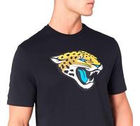 New Era Short Sleeve T-Shirt Jacksonville Jaguars NFL Team Logo Black Men's L