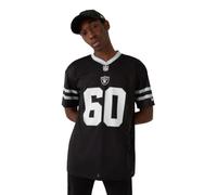 New Era Nfl Mesh Las Vegas Raiders Short Sleeve T-shirt Black L Men