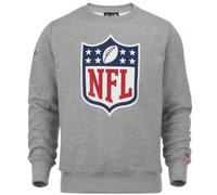 New Era NFL Logo Grey on Field Crewneck Sweater Pullover Mens M L XL XXL