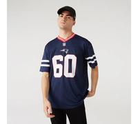 New Era Nfl Mesh New England Patriots Short Sleeve T-shirt Blue S Men