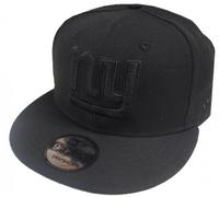 New Era NFL New York Giants Black On Black Snapback Cap 9Fifty Limited Edition