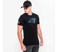New Era Nfl Regular Carolina Panthers Short Sleeve T-shirt Black XS Men