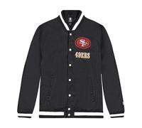 New Era Nfl San Francisco 49ers Logo Varsityt Jacket Black