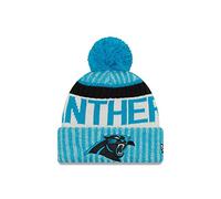 New Era NFL Sideline 2017 Bobble Beanie - Carolina Panthers Sky Blue