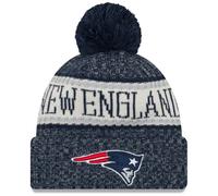 New Era NFL Sideline 2018 Bobble Beanie New England Patriots