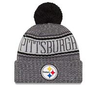 New Era NFL Sideline Graphite Beanie Pittsburgh Steelers