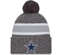 New Era NFL Sideline Knit Beanie - Dallas Cowboys 2023/24 Grey