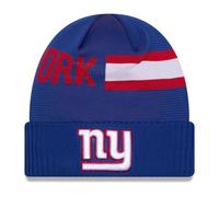 New Era NFL Sideline Tech Knit Beanie - New York Giants Royal