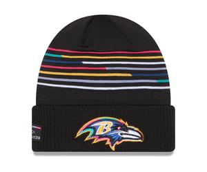 New Era NFL Winter Beanie CRUCIAL CATCH Baltimore Ravens - One Size