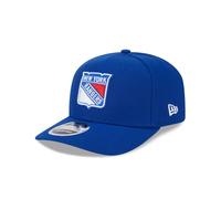 New Era NHL 9SEVENTY Stretch-Snap Adjustable Snapback Hat Cap One Size, New York Rangers - Blue, One size