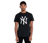 New Era Nos MLB Regular Tee Neyyan Blkwhi Men's T-Shirt (Pack of 1) Black/White