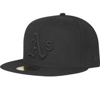 New Era Oakland Athletics Black On Black Cap 59Fifty Fitted Limited Edition