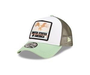 New Era Oregon Trucker Cap Eagle United States Adjustable hat Baseball Cap mesh White Green