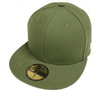 New Era Original Basic Rifle Green Blanc Blank 59Fifty Fitted Cap Men