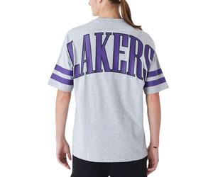 New Era Oversize Shirt - Backprint Los Angeles Dodgers - M Grey