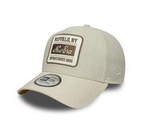 NEW ERA PATCH BUFFALO NEW YORK LINEN BASEBALL CAP.9FORTY E CROWN ADJUST HAT S26