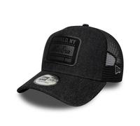 NEW ERA PATCH DENIM TRUCKER CAP.9FORTY BLACK MESH BASEBALL HAT W26 SHIPPED BOXED
