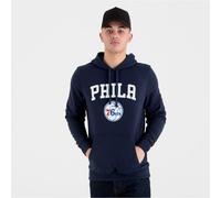 NEW ERA philadelphia 76ers basketball NBA hooded sweat [navy]