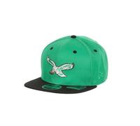 New Era Philadelphia Eagles NFL Two Tone Green Black 9Fifty Original Fit Adjustable Snapback Cap