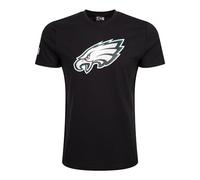New Era Philadelphia Eagles T Shirt NFL Team Logo Black - L