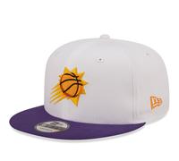 New Era Phoenix Suns White Crown Team 9FIFTY Snapback Cap Hat - White - S/M