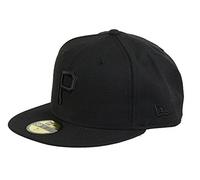 New Era Pittsburgh Pirates Black On Black 59fifty Cap - 7 1/2-60cm