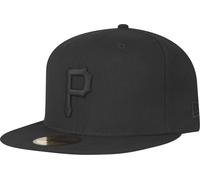 New Era Pittsburgh Pirates Black On Black Cap 59Fifty Fitted Limited Edition