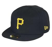 New Era Pittsburgh Pirates MLB Cap 59Fifty Basecap Baseball Kappe Schwarz - 7 5/8-61cm (XL)