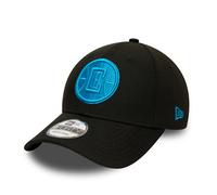 New Era Pop Logo 9Forty Los Angeles Clippers Snapback Baseball Cap- Black