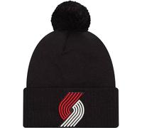 New Era Portland Trail Blazers 2023-2024 City Edition Knit Cuff Pom Beanie Hat Black, Black, One size