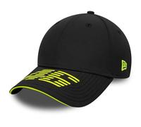 New Era Recycled Stripe 9FORTY VR46 BLK Mens Caps, Black, OSFM