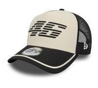 New Era Recycled Stripe EF Trucker VR46 GRABLK Mens Caps, Grey, OSFM