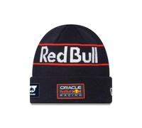 New Era Red Bull Racing F1 Team, Official 2025 Collection, Max Verstappen Drivers Beanie Hat, Night Sky Blue