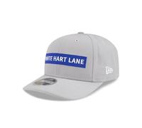 New Era Repreve® White Hart Lane Tottenham Hotspur FC 9FIFTY Original Fit Cap, Recycled Polyester, Snapback, Curved Visor (UK, Alpha, S, M, Grey)