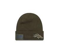 New Era Salute to Service Knit Beanie - Denver Broncos