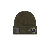 New Era Salute to Service Knit Beanie - Los Angeles Rams